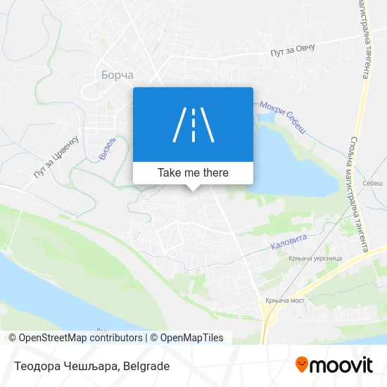 Теодора Чешљара map