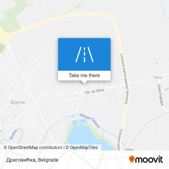 Драговићка map