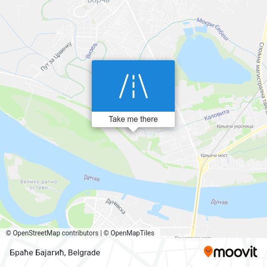 Браће Бајагић map