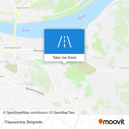 Пашњачка map