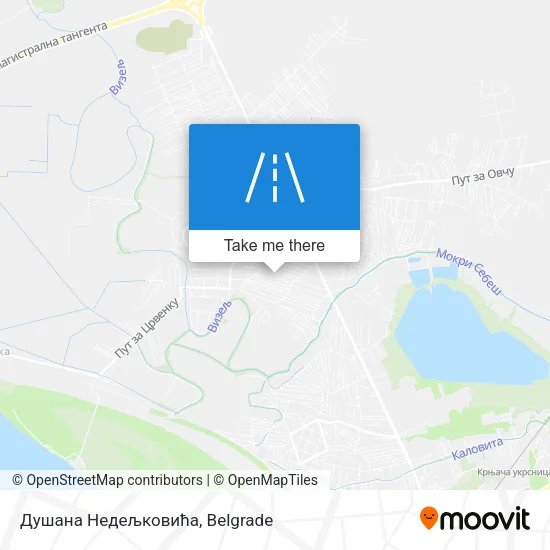 Душана Недељковића map