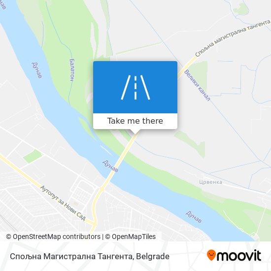 Спољна Магистрална Тангента map