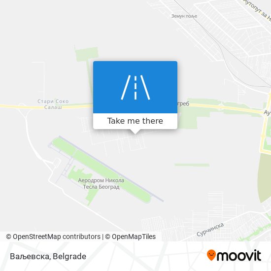 Ваљевска map