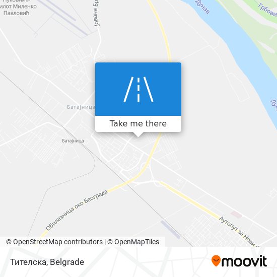 Тителска map