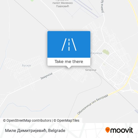 Миле Димитријевић map