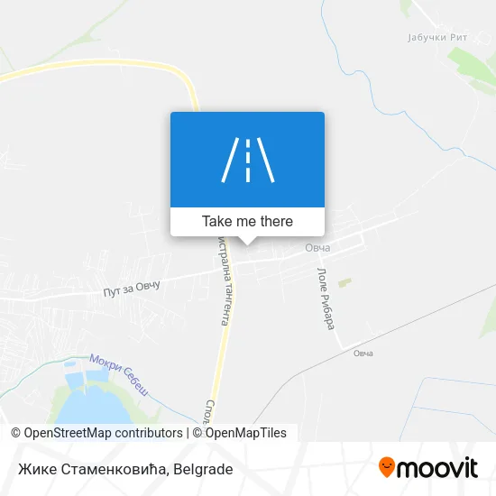 Жике Стаменковића map