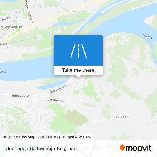 Леонарда Да Винчија map