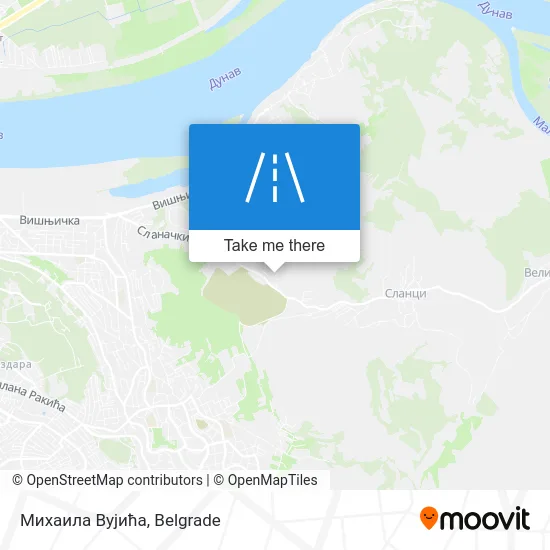 Михаила Вујића map