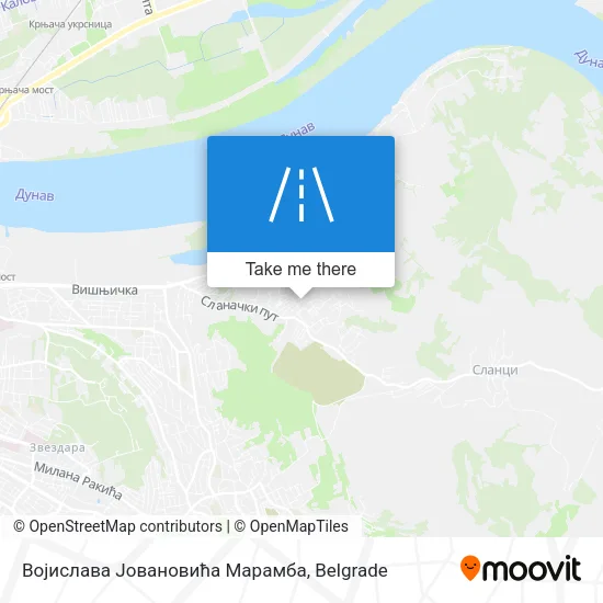Војислава Јовановића Марамба map