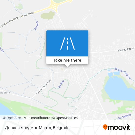 Двадесетседмог Марта map