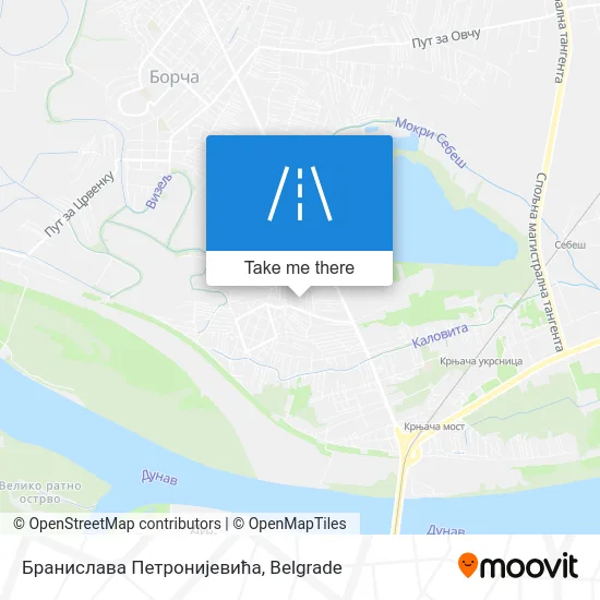 Бранислава Петронијевића map