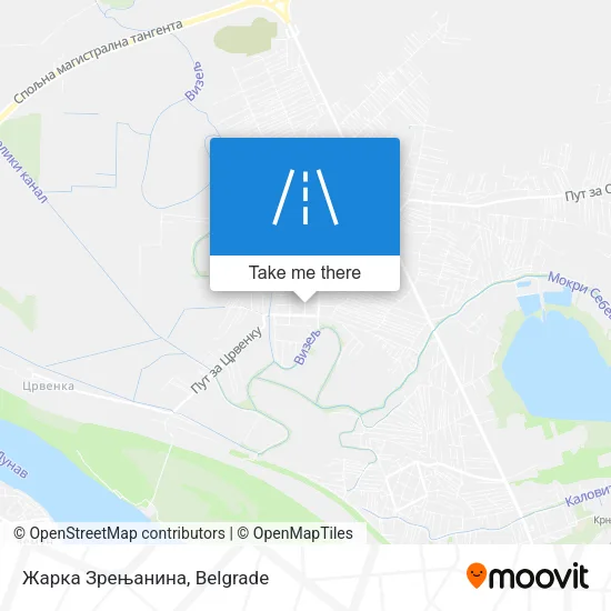 Жарка Зрењанина map