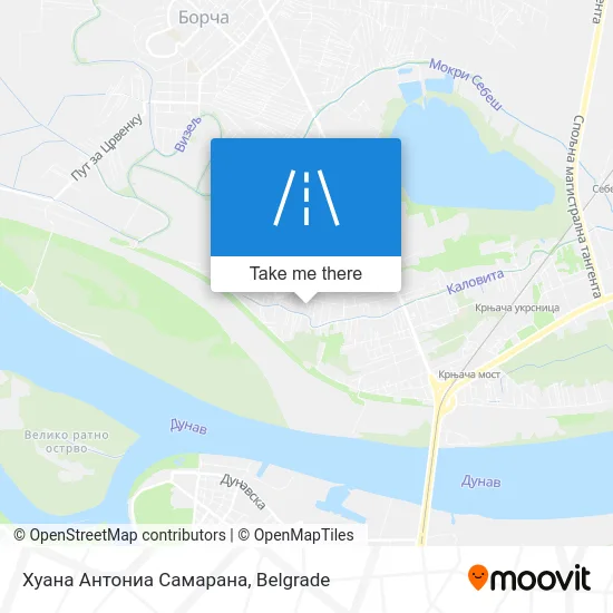 Хуана Антониа Самарана map