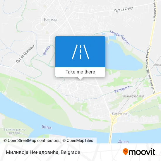 Миливоја Ненадовића map