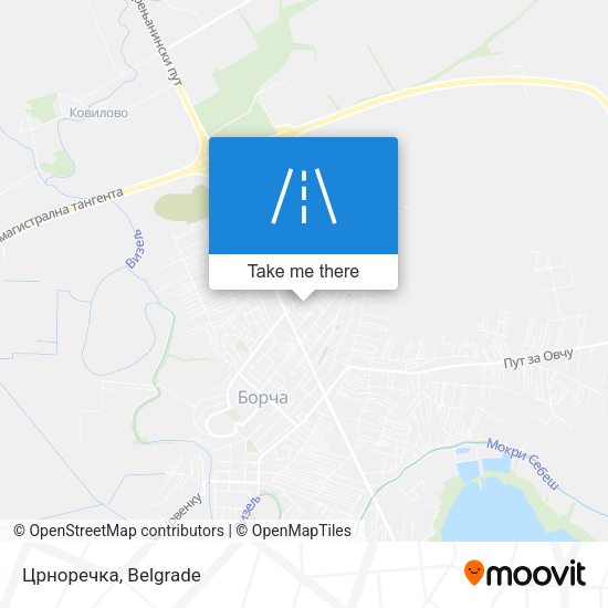 Црноречка map