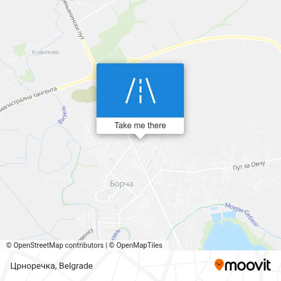 Црноречка map
