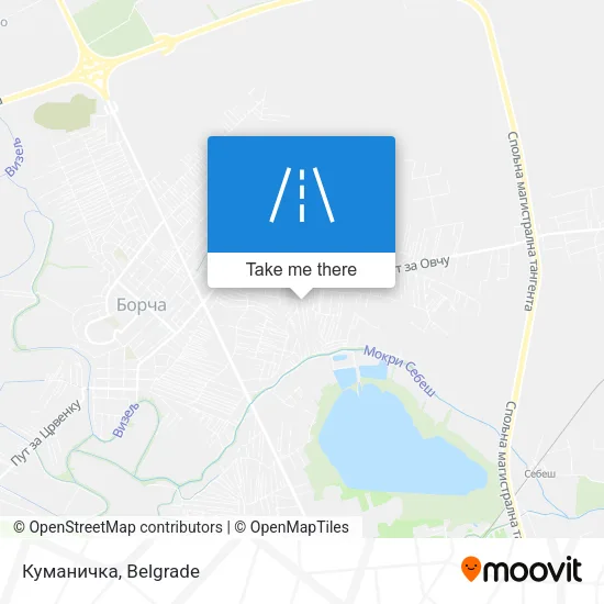 Куманичка map