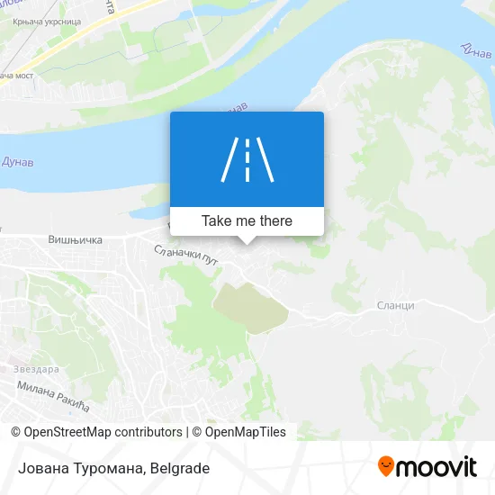 Јована Туромана map