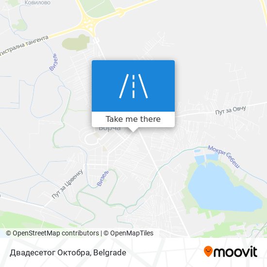 Двадесетог Октобра map