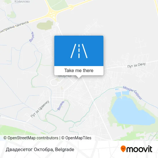 Двадесетог Октобра map