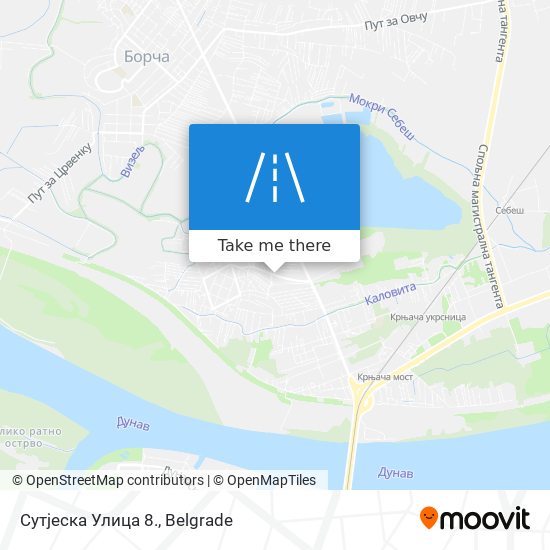 Сутјеска Улица 8. map