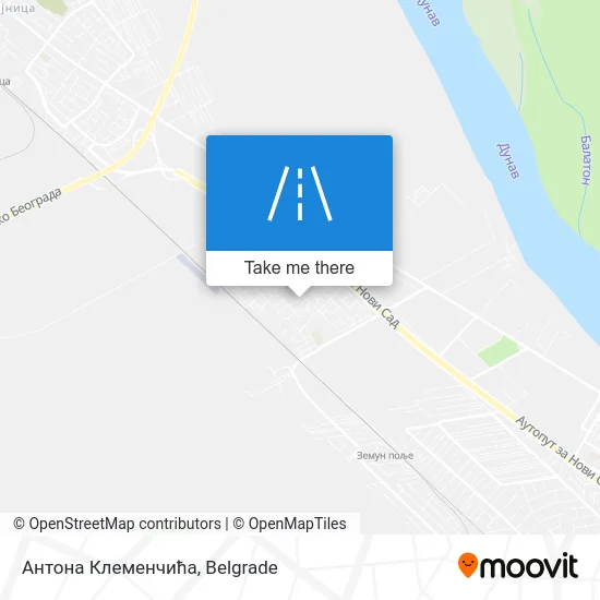Антона Клеменчића map