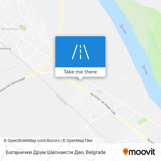 Батајнички Друм Шеснаести Део map