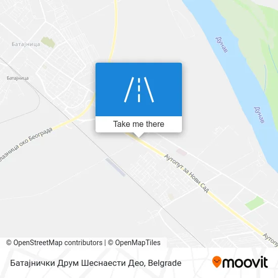 Батајнички Друм Шеснаести Део map