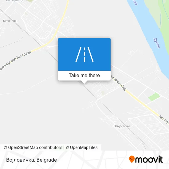 Војловичка map