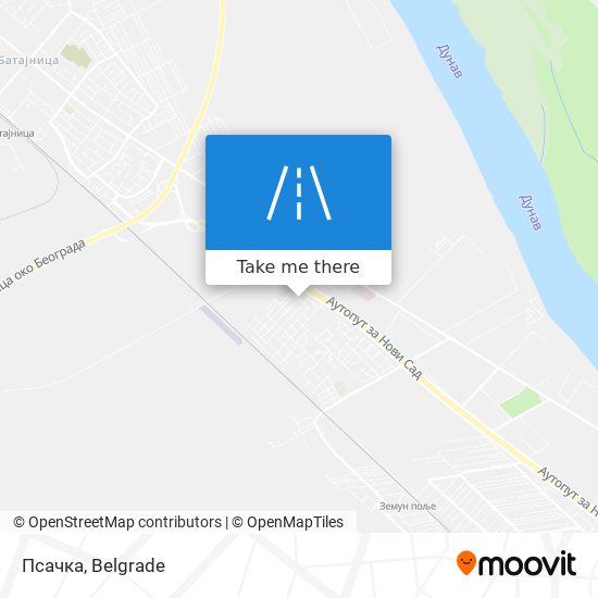 Псачка map