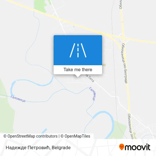 Надежде Петровић map