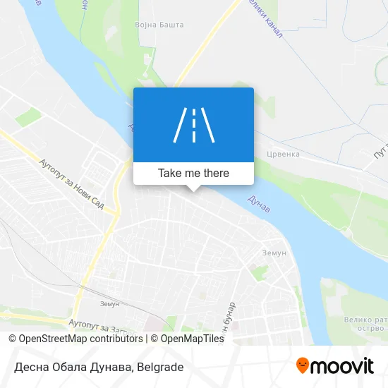 Десна Обала Дунава map