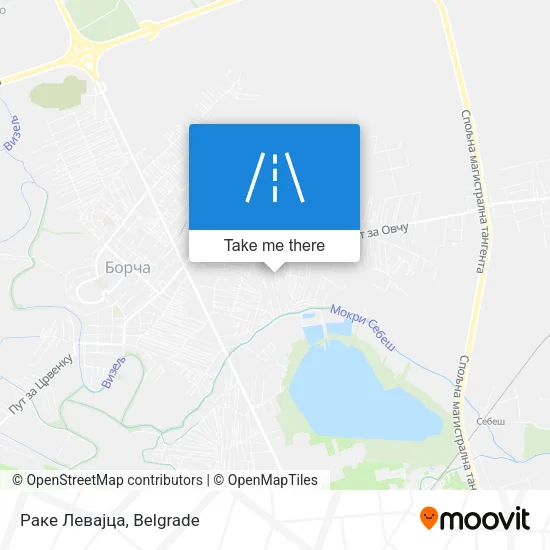 Раке Левајца map