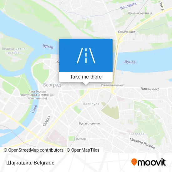 Шајкашка map