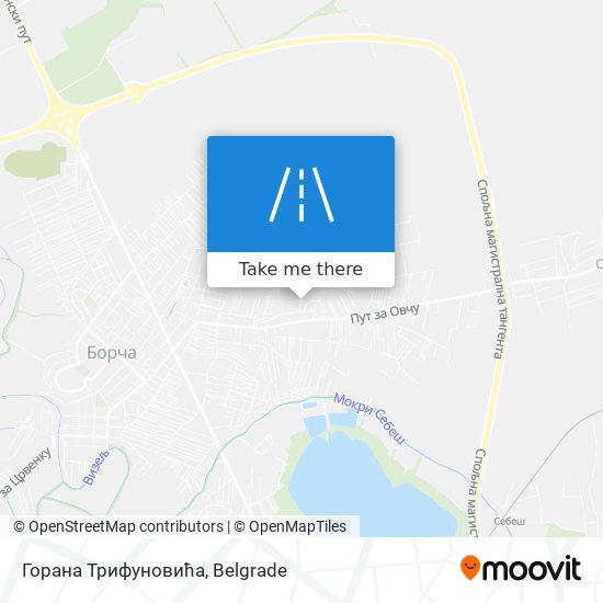 Горана Трифуновића map