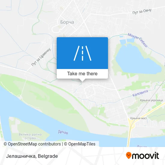 Јелашничка map