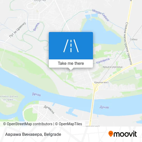 Аврама Винавера map