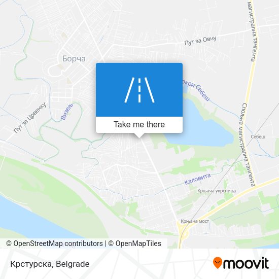 Крстурска map