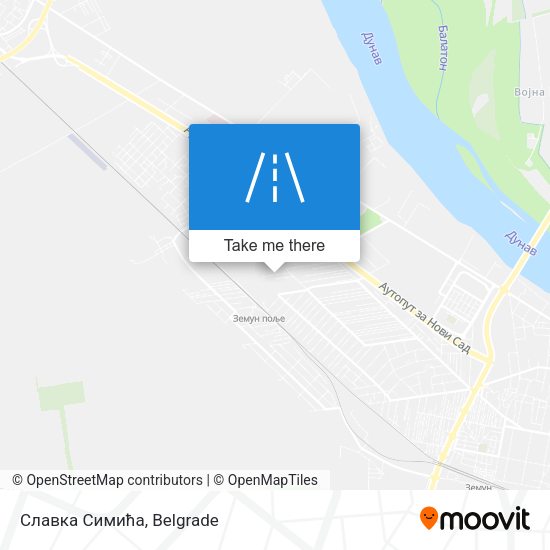 Славка Симића map