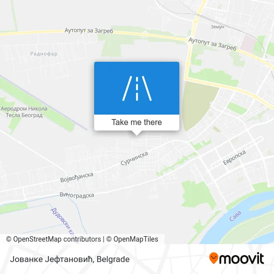 Јованке Јефтановић map