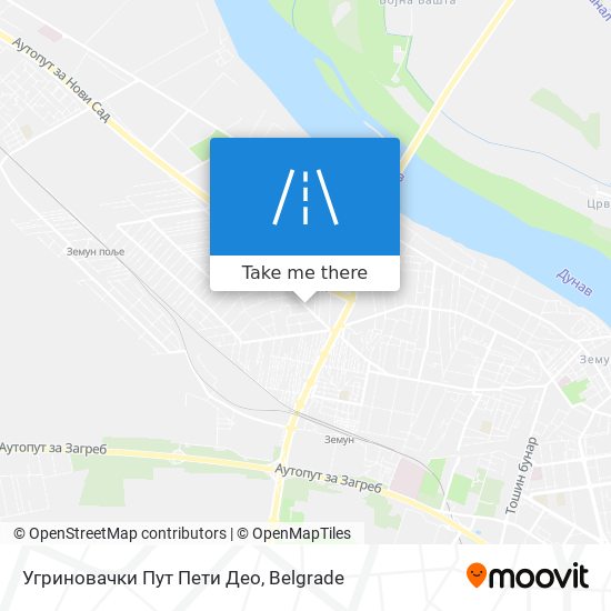 Угриновачки Пут Пети Део map