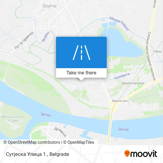 Сутјеска Улица 1. map