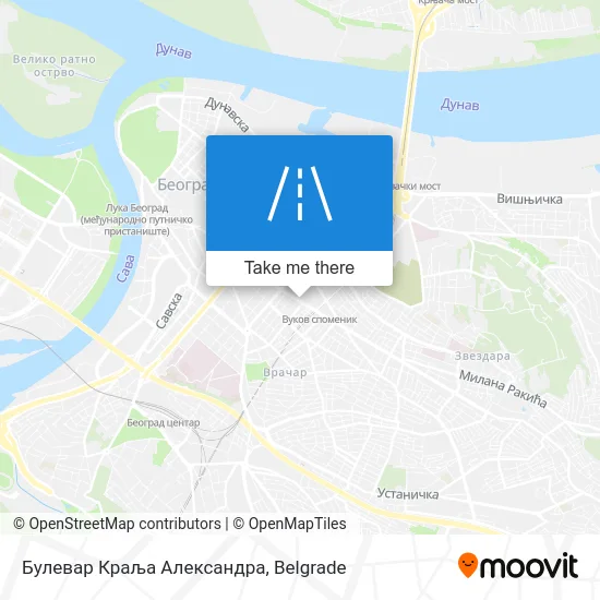 Булевар Краља Александра map