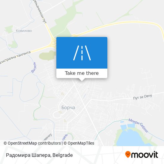 Радомира Шапера map