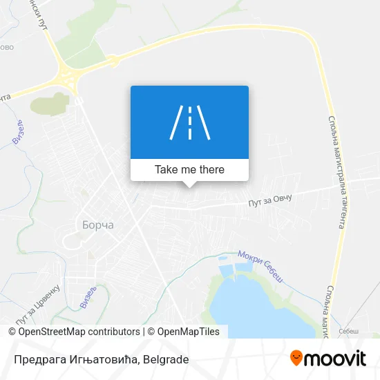 Предрага Игњатовића map
