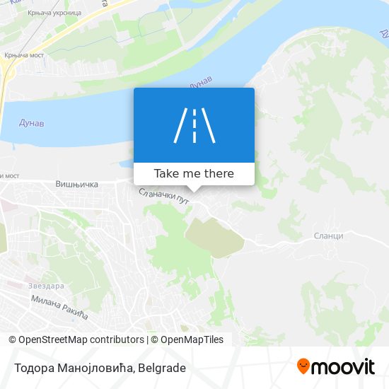 Тодора Манојловића map