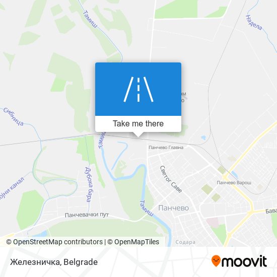 Железничка map