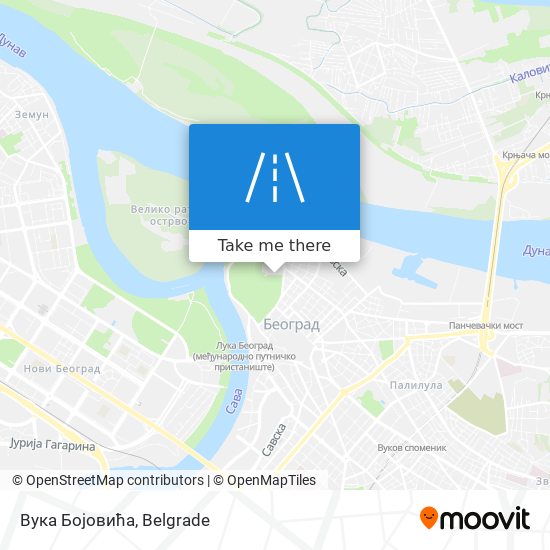 Вука Бојовића map