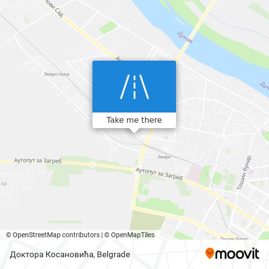 Доктора Косановића map