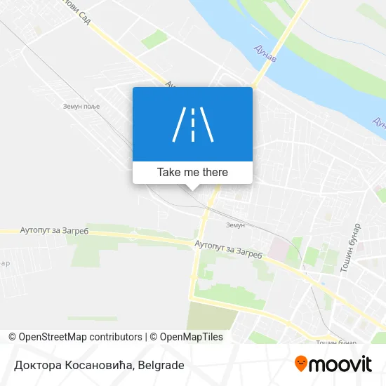 Доктора Косановића map